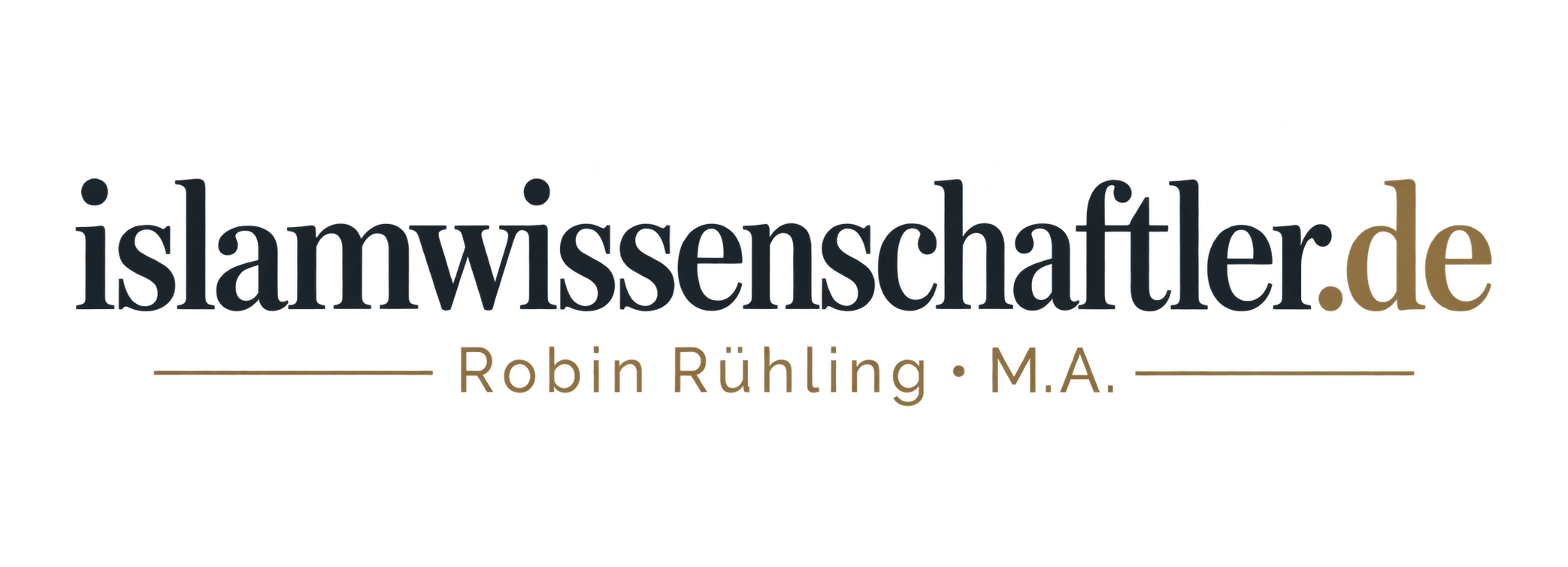 Originalwortmarke islamwissenschaftler.de – Robin Rühling, M.A.